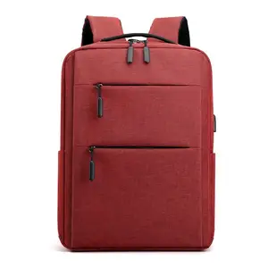 Hot Sale Durable Waterproof Nylon Computer Bags Multi-Layer Multi-functional Portable Business 15.6 Inch Men Laptop Backpack