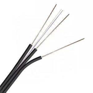 2 Core G657A1 LSZH Jacket Outdoor Fig 8 Self-Supporting Aerial Flat FTTH Fiber Optic Drop Cable
