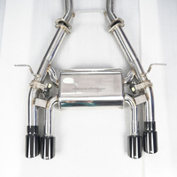 Prix d'usine 76mm Ss304 tuyaux d'échappement pour Bmw M3 M4 G80 G82 M5 F90 F10 E60 Catback embout d'échappement Valve silencieux d'échappement tuyau de descente