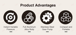 Machine à expresso professionnelle à pompe à engrenages pour extraction à chaud et à froid, pression réglable 9-15 bars, cafetière extérieure en aluminium 58 mm - Product Image 4