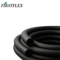 FIRSTFLEX Tuyau en caoutchouc composite PVC/NBR noir ignifuge pour CVC, conduit d'air flexible pour circulation industrielle, résistant à la découpe