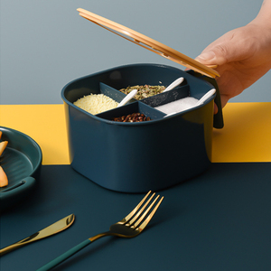 Contenedor de Plástico C309 al por Mayor para Condimentos de Alimentos, Tarros de Especias para Cocina, Botella de Almacenamiento de Cereales, Condimentos y Frijoles - Product Image 2