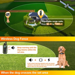New <strong>Electric</strong> <strong>Dog</strong> <strong>Fence</strong> Rechargeable Outdoor GPS Wireless <strong>Electric</strong> <strong>Fence</strong> for <strong>Dogs</strong> <strong>Training</strong> GPS <strong>Shock</strong> <strong>Collar</strong> - Product Image 2