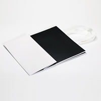 Sacs en papier de luxe personnalisés avec logo imprimé OEM, laminés, recyclables, en carton rigide, avec ruban pour emballage cadeau