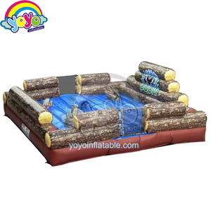 ¡Gran oferta! Juego inflable de equilibrio con troncos para carnaval, desafío único, juego de troncos inflables para la venta, fortaleza inflable. - Product Image 1