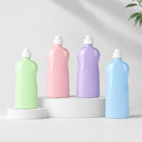 Ensemble d'emballages cosmétiques professionnels en HDPE, contenants et pots de 300 ml pour le stockage de nettoyants pour le visage