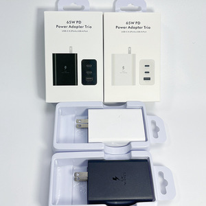 65W Type-<b>C</b> Charger 3-Port Super Fast Charging EU UK US <b>Plug</b> for Samsung Charger for Samsung S23 S24 S25 S26 Smart Phone Devies - Product Image 1