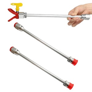 Pistolet de pulvérisation de peinture sans air en acier inoxydable haute pression avec protection de buse - Product Image 1