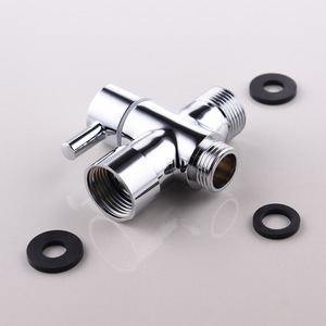 Miscelatore a Tre Vie Kaiping in Rame Spazzolato, Design Moderno, Connessione Rapida, Una Entrata Due Uscite, per <span class=keywords><strong>Doccia</strong></span> e WC - Product Image 2