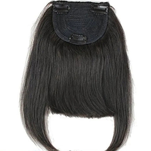 ผมแท้ 100% แบบ 3D Air Curved Bang สีธรรมชาติ ทรงปลายตัดตรง พร้อมคลิปต่อผมแบบ Air Bang พร้อมผมปิดหน้าม้า - Product Image 2