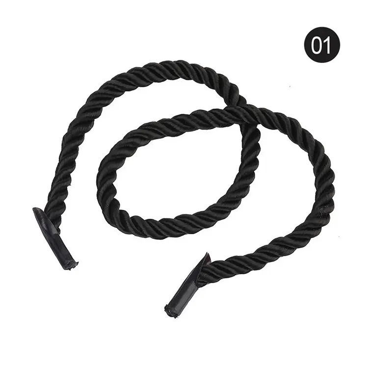 Wholesale Nylon 5mm Round 3 Strands Twisted Portable Rope Handle Cord Packaging Rope For Paper Bag