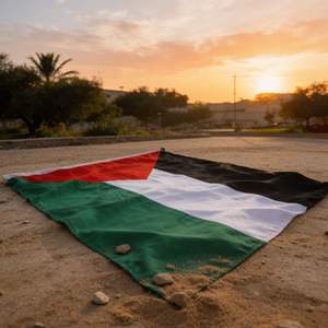 Bandera de Palestina Personalizada al por Mayor con Logotipo, 90x150cm/3x5 pies, 100% Poliéster, Impermeable y Duradera - Product Image 1