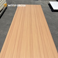 Panneau mural en bambou de qualité professionnelle, placage bois, panneau mural WPC, design intérieur durable pour la maison
