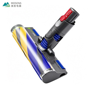 Tête de nettoyage optique LED de remplacement pour aspirateurs <span class=keywords><strong>Dyson</strong></span> <span class=keywords><strong>V15</strong></span> V11 V10 V8 V7, <span class=keywords><strong>brosse</strong></span> à rouleau souple pour sols avec détection de lumière verte - Product Image 1