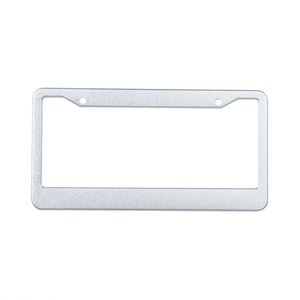 Manufacturer Custom Wholesale Blank Sublimation Design logo Metal Stainless Steel Car <b>License</b> Plate <b>Frames</b> - Product Image 3