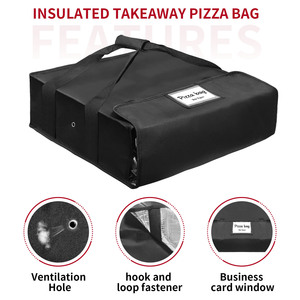 Pizza Bag Insulated Food Carrier 12 Inch Handle Thermal Cooler For Delivery - Product Image 2
