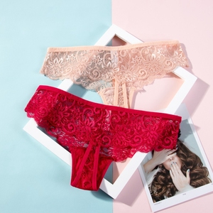 Lingeries fantaisie <span class=keywords><strong>Tanga</strong></span> culottes pour femmes sous-vêtements Sexy dentelle string culotte Sexy sous-vêtements femme tongs - Product Image 2