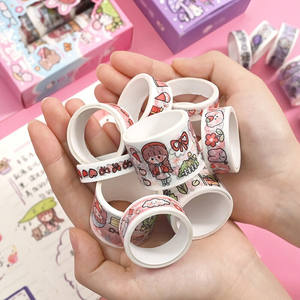 Venta al por mayor de cinta de enmascarar holográfica personalizada respetuosa con el medio ambiente Washi de una sola cara de silicona adhesiva impermeable Impresión de logotipo ofrecido - Product Image 3