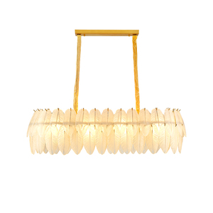 <span class=keywords><strong>Lustre</strong></span> de salon de luxe italien, moderne et minimaliste, en verre, pour chambre à coucher et salle à manger, avec plumes - Product Image 5