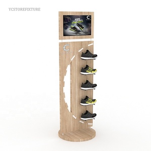 Exhibidores de Madera de 2 Caras para Zapatos Deportivos para Tiendas Minoristas - Product Image 3