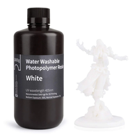 Résine d'impression 3D lavable à l'eau ELEGOO, photopolymère UV 405 nm, faible odeur, haute précision, faible rétrécissement pour imprimante 3D LCD DLP MSLA