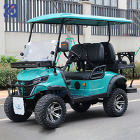 Voiturette de golf électrique CAMP 4 places, batterie lithium 72V, homologuée pour la route, pour les communautés hôtelières