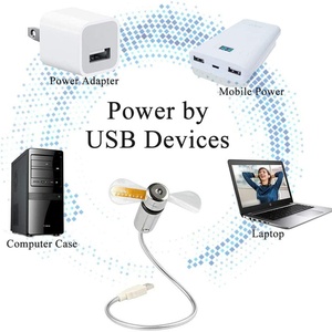 New USB đồng hồ fan với thời gian thực đồng hồ và nhiệt độ chức năng hiển thị mát tiện ích sản phẩm cho Máy Tính Xách Tay PC dropshiping - Product Image 3