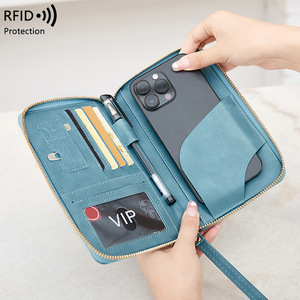 Nuovo Portadocumenti RFID 2026 per Passaporti, Biglietti Aerei e Certificati, Borsa da Viaggio Multifunzionale alla Moda con Cerniera - Product Image 4