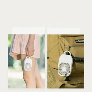 מאוורר חשמלי נייד שקט כף יד בעל 3 מהירויות נטענת באמצעות <span class=keywords><strong>USB</strong></span> עבור מלון ביתי חיצוני שימוש במאוורר פלסטיק קטן - Product Image 4