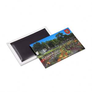 Factory Customized Printing Tourist Souvenir Belgium <b>Tinplate</b> Photo Tin Fridge Magnet - Product Image 3