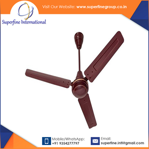 Ventilateur de plafond moderne et élégant pour chambres à coucher Inde Source d'alimentation électrique en vrac Matériau métallique pour les hôtels domestiques - Product Image 5