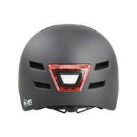 Casque de sécurité pour adultes avec éclairage LED pour vélo, trottinette électrique et skateboard