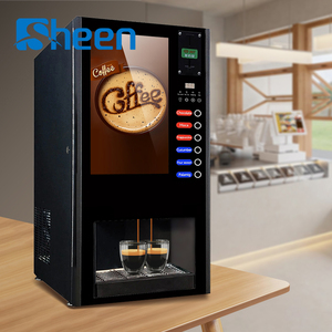 Freshly Brewed <b>Fully</b> <b>Automatic</b> Dispenser Coin Payment System Hot Commercial <b>Coffee</b> Vending <b>Machine</b> with Autometic Cup Dispenser - Product Image 4