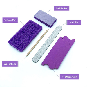 Belleza uñas desechables kit de uñas pedicura piedra pómez kit - Product Image 3