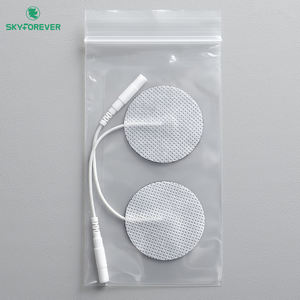 Fisioterapia Substituição Reutilizável 40mm Rodada Dezenas <span class=keywords><strong>Snap</strong></span> Massagem Eletrodos <span class=keywords><strong>Pads</strong></span> para <span class=keywords><strong>TENS</strong></span> Unidade Dispositivo - Product Image 3