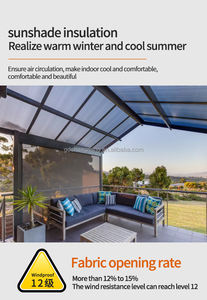 Stores d'extérieur Offre Spéciale étanches au vent et imperméables Stores roulants d'extérieur Stores automatisés pour l'extérieur - Product Image 4