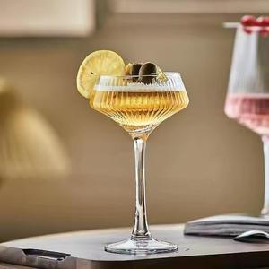 Cristalería de cristal de lujo, copas de vino tinto y blanco con borde, copa de champán, copa de cóctel para restaurante, bar, hogar - Product Image 4