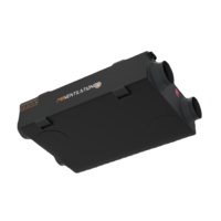 Unité de ventilation à échangeur de chaleur à moteur haute pression AC HRV ERV HVAC G4 150CMH avec filtre HEPA 13, industrielle, flexible, pour hôtel