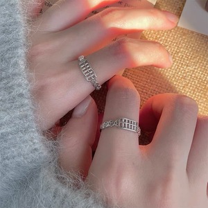 S925 Sterling Silver <b>Ring</b> Abacus Design Adjustable <b>Opening</b> Index Finger Unisex Everyday Wear - Product Image 3