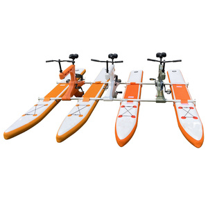 3 personnes Spatium mer vélos <span class=keywords><strong>ponton</strong></span> gonflable tandem vélo triple pédale gonflable eau vélo vélos pour trois personnes - Product Image 1