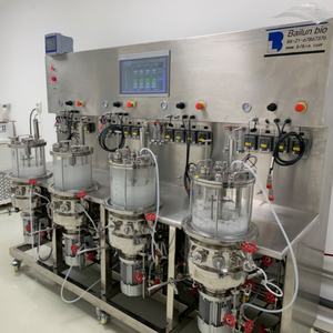 Bailun 10L in-situ sterilization glass bioreactor fermentor multistage bioreactor laboratory small glass <b>fermenter</b> BLBIO-GJA/GCA - Product Image 3