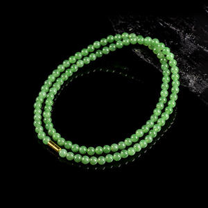 Pulsera de Jade Natural Hetian, Estilo Chino, Diseño Original, Joyería para Mujer, Regalo con Certificado de Tasación C449 - Product Image 1