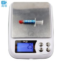 13 Pièces de Pâte Thermique Grise GD-2, Emballage en Seringue Courte de 1 Gramme, Composés Thermiques pour Refroidisseur de Processeur d'Ordinateur et de Carte Graphique