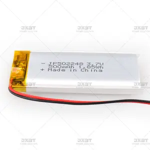 High Performance Li Polymer Battery 502248 500mAh Rechargeable For Headset And GPS