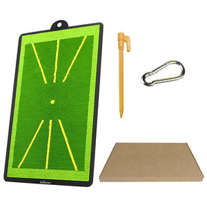 Golf Swing Trainer Base de goma conmutable Strike Pad con detección de análisis de trazas de golpe Swing Track Pad - Product Image 3