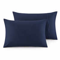 Housse de coussin personnalisée en polyester brossé avec fermeture enveloppe, installation facile, approvisionnement direct usine