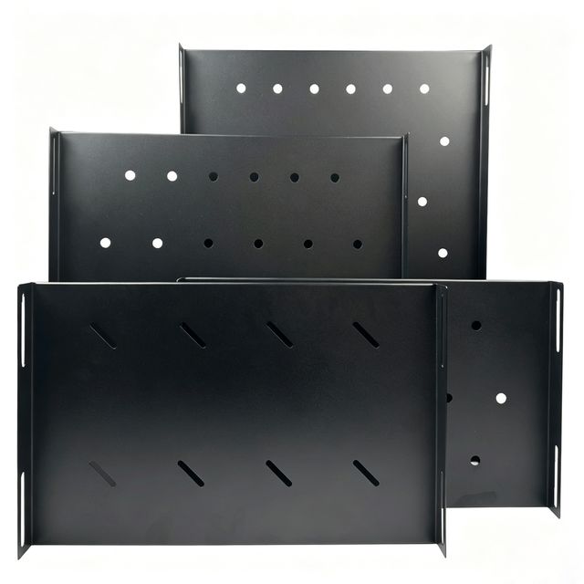 Factory 1U Fixed Server Rack Shelf Galvanized Steel 19 Inch Cabinet Mount Tray Data Center Network Equipment Storage POE 5G FTTH