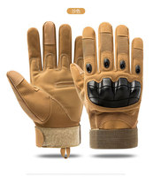 Guantes de Combate sin Dedos para Exteriores, Guantes de Protección para Hombre, para Senderismo y Ciclismo, Guantes Completos