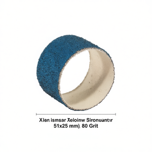 Ttake Abrasive Cloth Sleeve 51x25 Mm Zirconium 80 Grit For Sanding Applications - Product Image 2