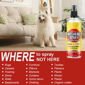 Kediler ve Köpekler için Tuvalet Eğitimi Yardımcıları Plastik Sprey Evcil Hayvanınızı İç Mekanlarda veya Dış Mekanlarda Nerede İdrar Atmaya Yol Vermez Demişleme Önleyici - Product Image 6